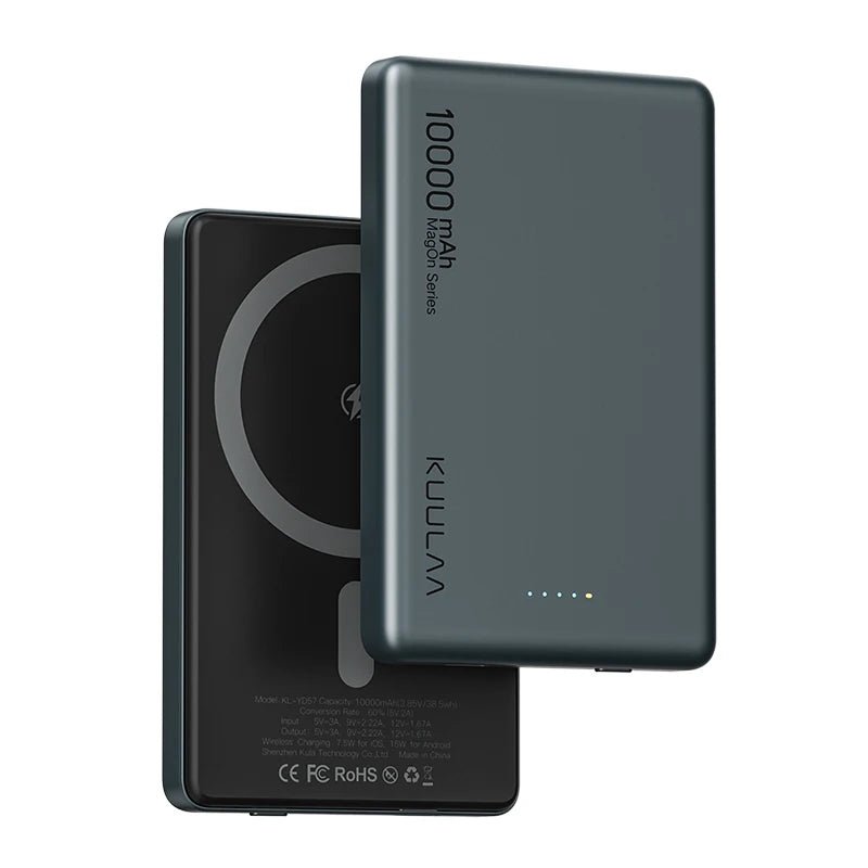 10000mAh Mini Magnetic Wireless KUULAA Power Bank - Supersell
