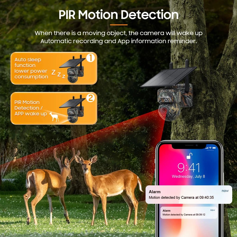 4MP Solar Security Camera 4G WIFI - Supersell