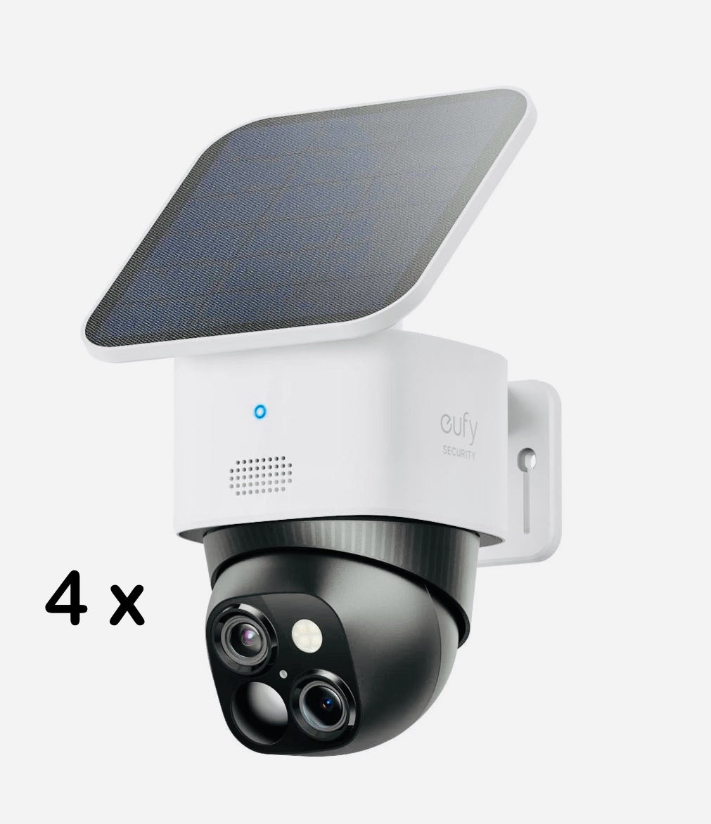 eufy SoloCam S340 Solar 3K Security Camera Wireless Outdoor Camera 360° Surveillance - Supersell