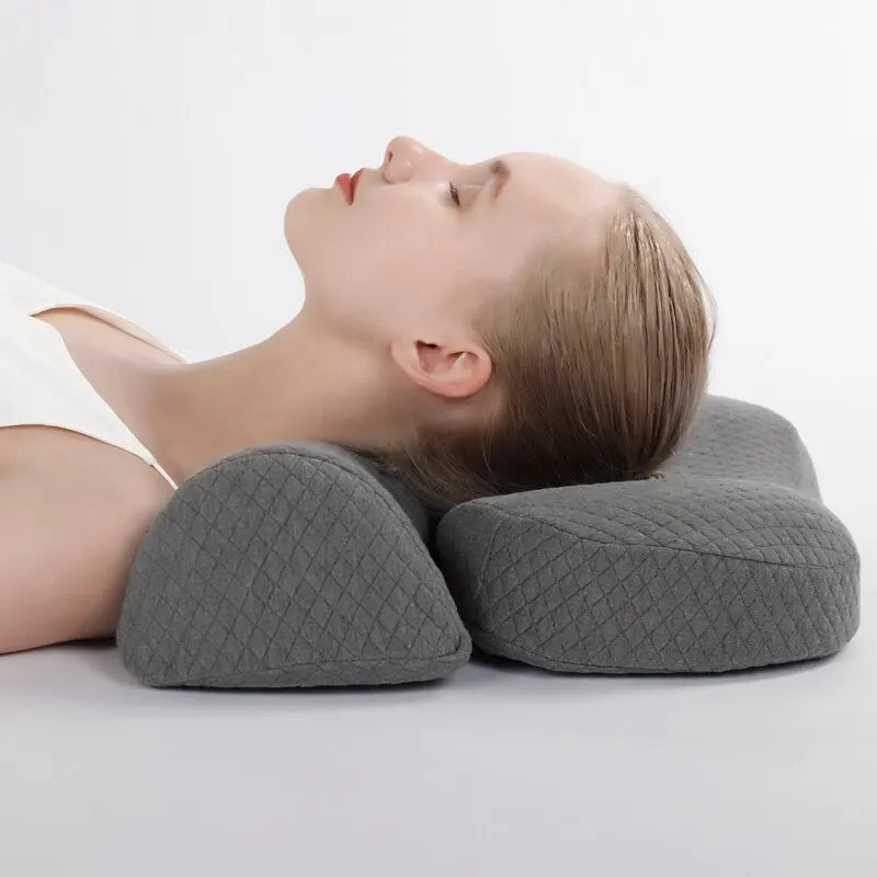 Memory Foam Contour Cervical Pillow | Ergonomic Orthopedic Sleeping Pillow - Supersell