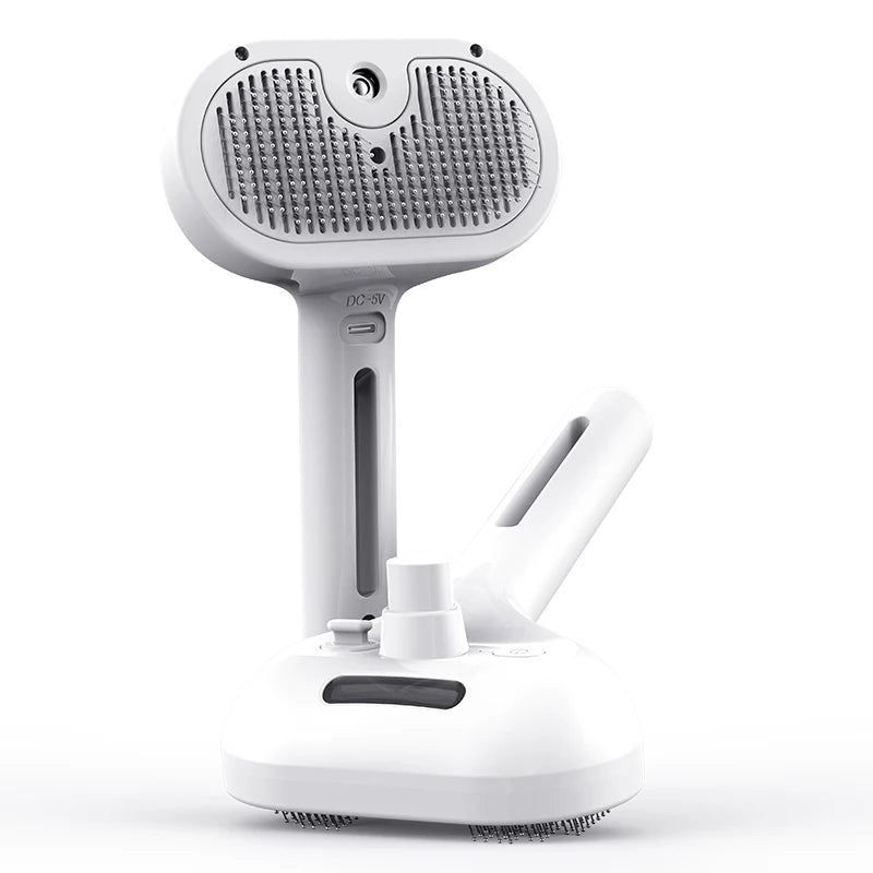Pet Spray Hair Comb Professional Electric Hair Straightener Comb Brush For Cats & Dogs Massage Comb Steam Brush For Hair Care - Supersell