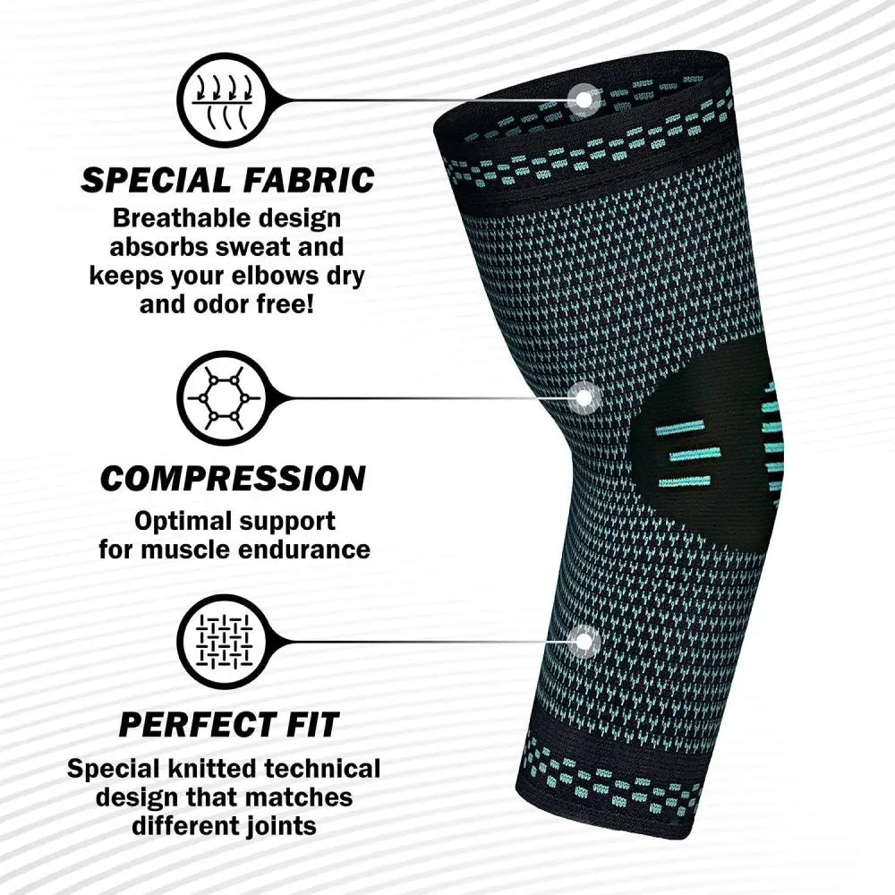 Elastic Elbow Brace Sleeve Pads Compression Coderas - Supersell