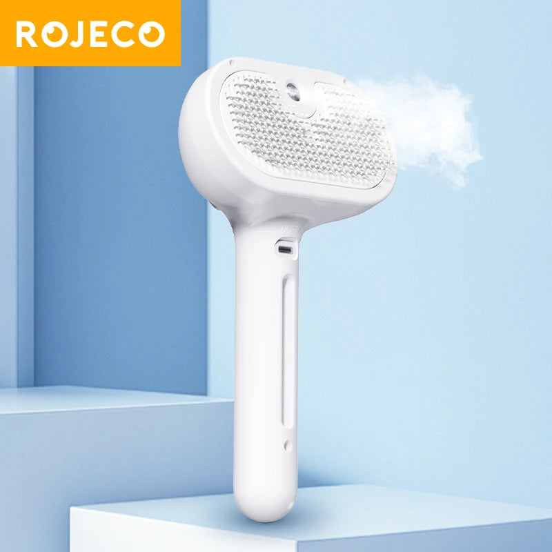 Pet Spray Hair Comb Professional Electric Hair Straightener Comb Brush For Cats & Dogs Massage Comb Steam Brush For Hair Care - Supersell