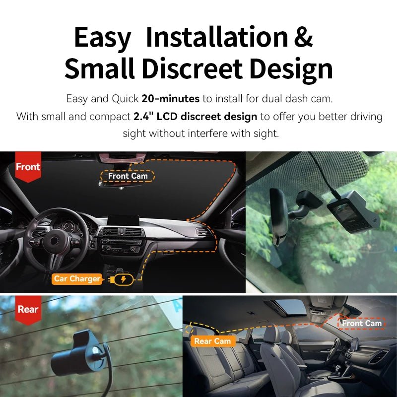 DDPAI Z50 Front and Rear 4K Dash Camera - Supersell