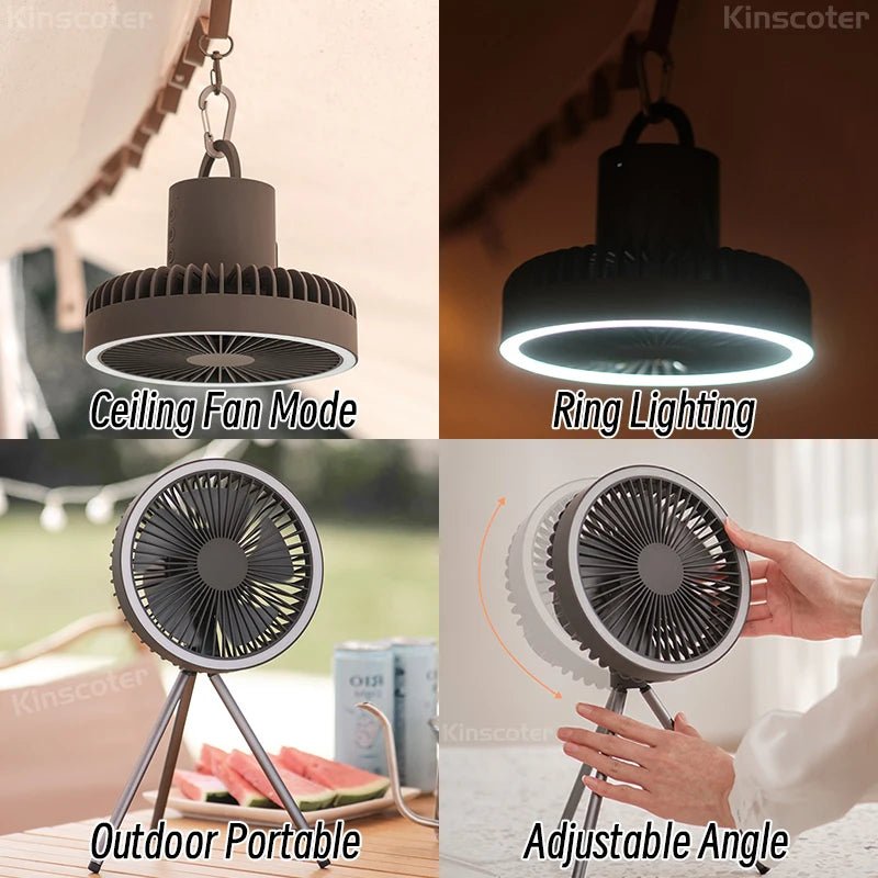 10000mAh Camping Fan Rechargeable - Supersell