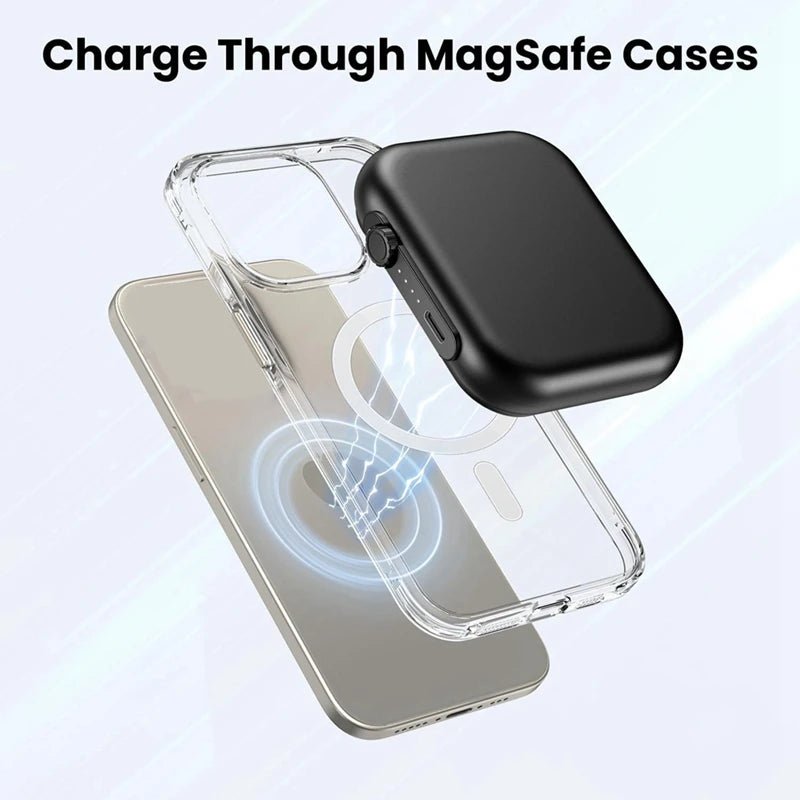 3 - In - 1 Magnetic Power Bank 5000Mah 22.5W Portable Magsafe Wireless Charger - Supersell