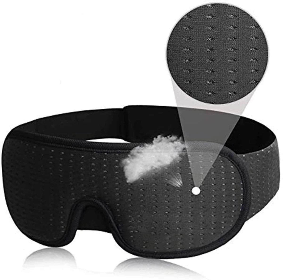 3D Mask for Sleep Eye Mask Lights Blockout Soft Pad - Supersell