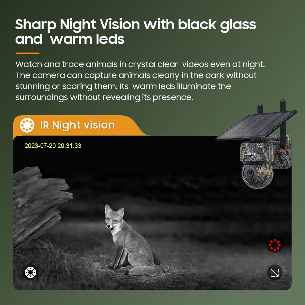 4MP Solar Security Camera 4G WIFI - Supersell