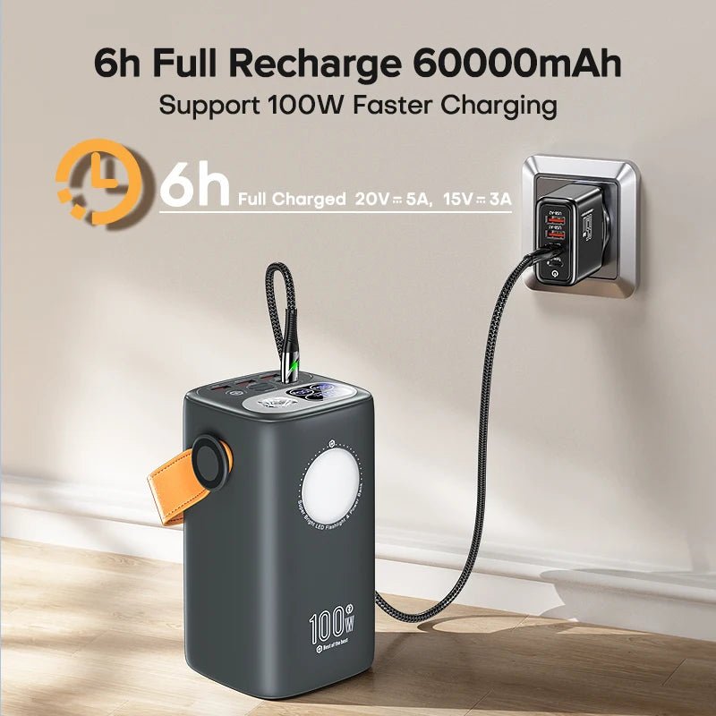 60000mAh Ultra Power Bank for Outdoor Use - Supersell