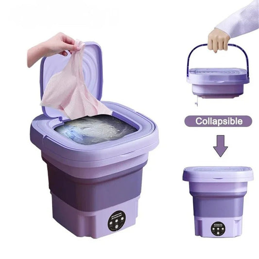 8L Portable Small Foldable Camping Washing Machine - Supersell