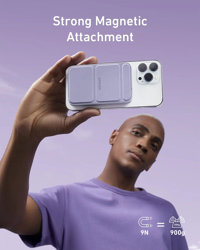 Anker 622 Power bank MagGo 5000mAh Wireless Magnetic Battery auxiliary battery portable charger For Megasafe power bank - Supersell 