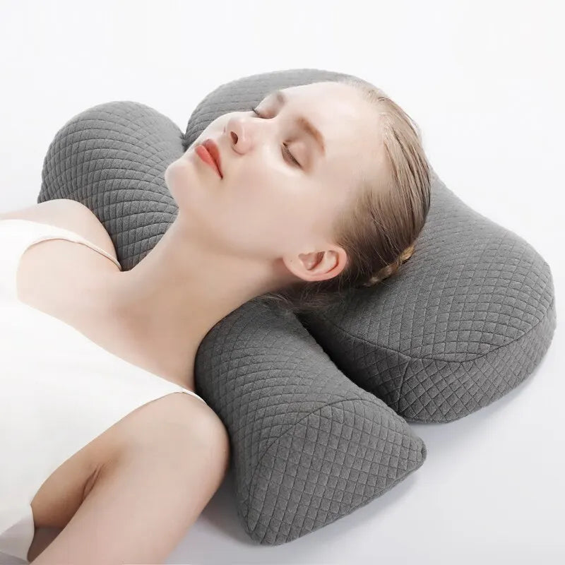 Memory Foam Contour Cervical Pillow | Ergonomic Orthopedic Sleeping Pillow - Supersell 