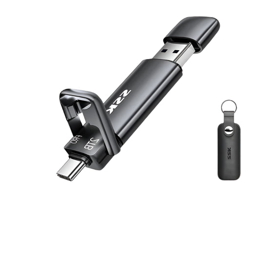 SSK 2TB SSD USB C External SSD Up To 1000MB/s Type-C + USB A 3.2 - Supersell 