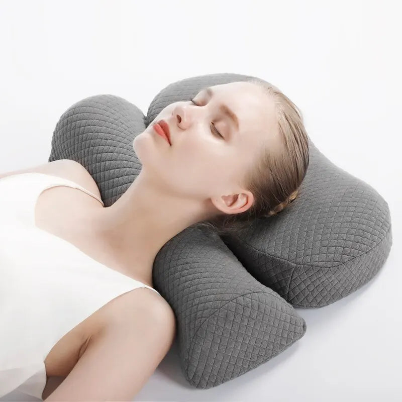 Memory Foam Contour Cervical Pillow | Ergonomic Orthopedic Sleeping Pillow - Supersell 