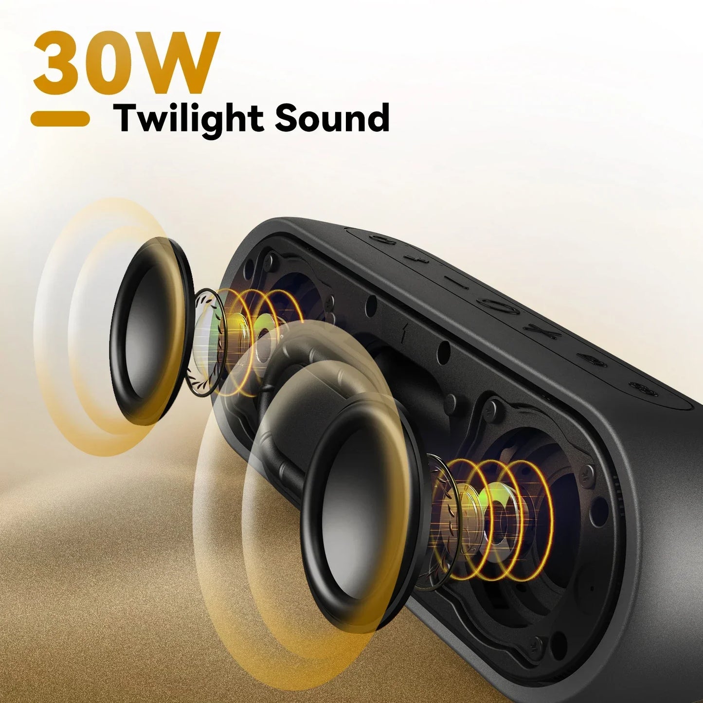 TRIBIT XSound Plus 2 Portable Bluetooth Speaker, 30W Power, IPX7 Waterproof Wireless Speaker 24-hrs Playtime For Camping, Hiking - Supersell 