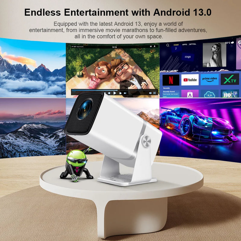 ThundeaL 4K Full HD Projector FHD TD80W Android WiFi 3D Home Theater - Supersell 