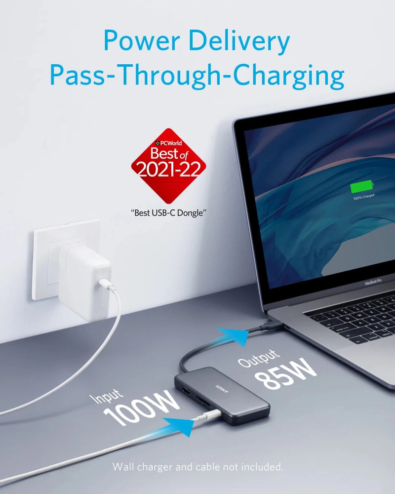 Anker usb hub 341 USB - C Hub (7 - in - 1) with 4K HDMI - Supersell