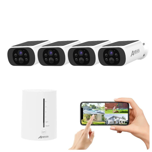 ANRAN 2K Solar Camera System Kit - Supersell