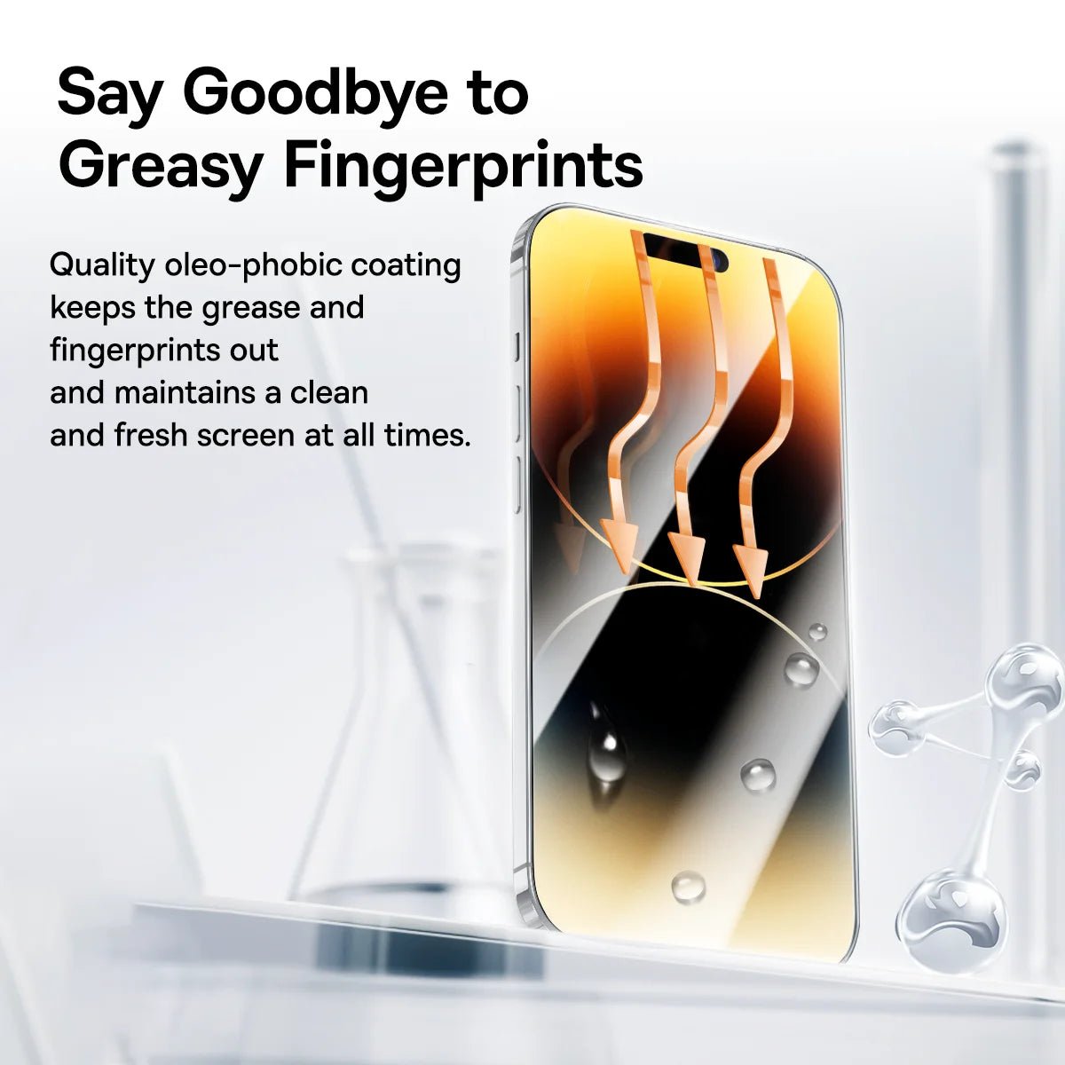 Baseus Screen Protector for iPhone 15 14 13 Pro Max - Supersell