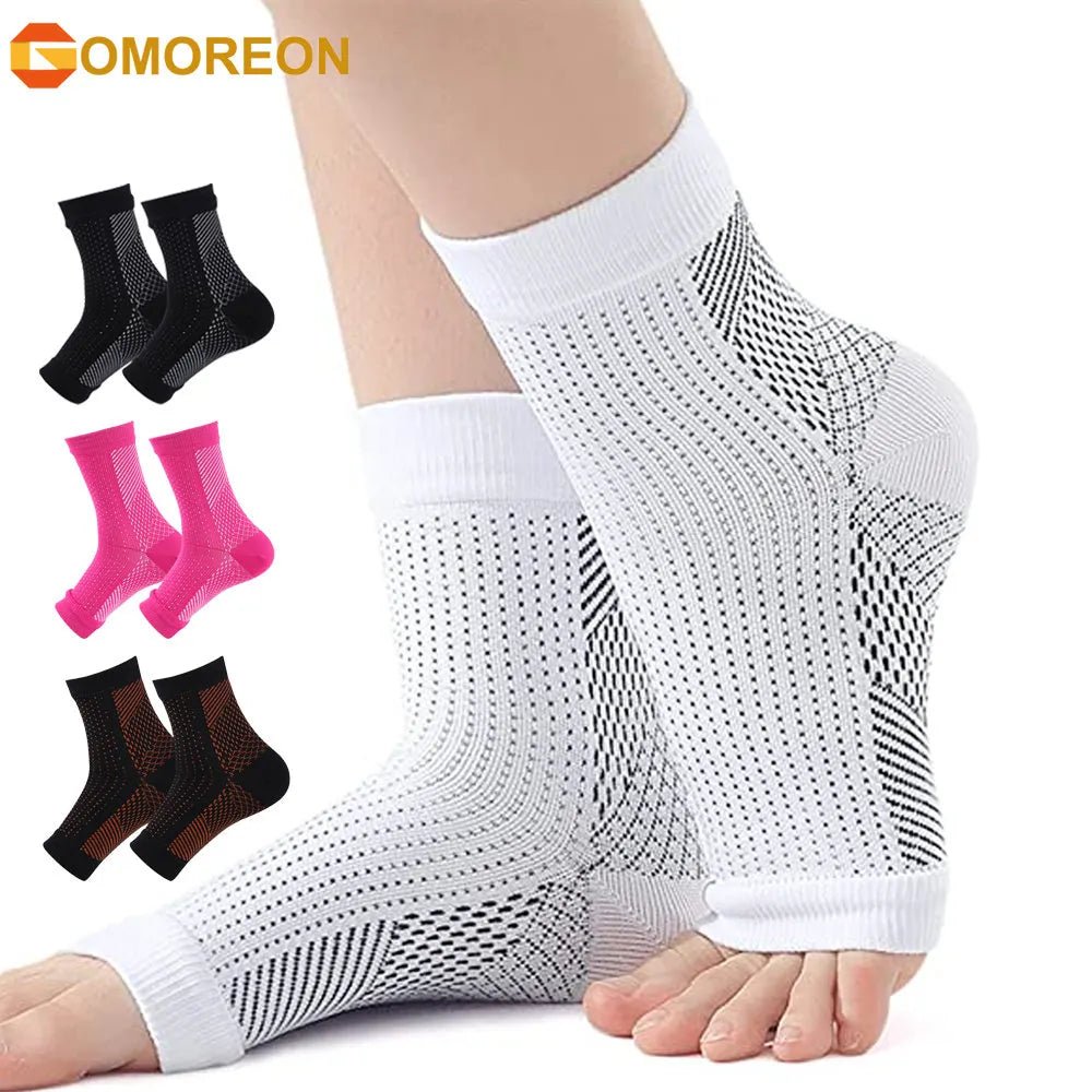 Compression Socks for Neuropathy Pain, Ankle Brace Plantar Fasciitis Swelling Relief - Supersell