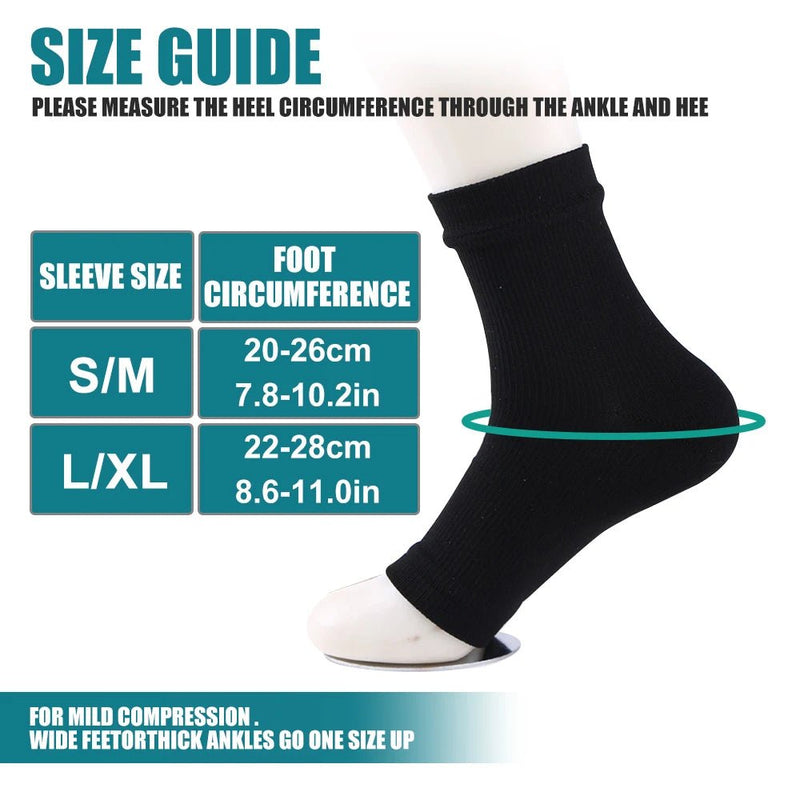 Compression Socks for Neuropathy Pain, Ankle Brace Plantar Fasciitis Swelling Relief - Supersell