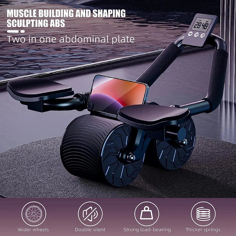 Elbow Support Automatic Rebound Abdominal Exercise Roller Wheel - Supersell
