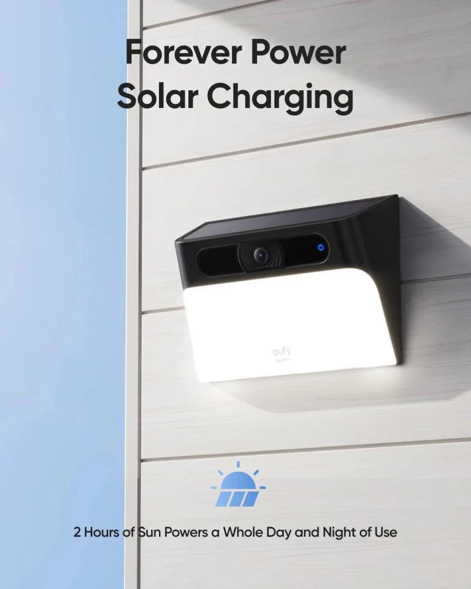 eufy Security Solar Wall Light Cam S120 - Supersell