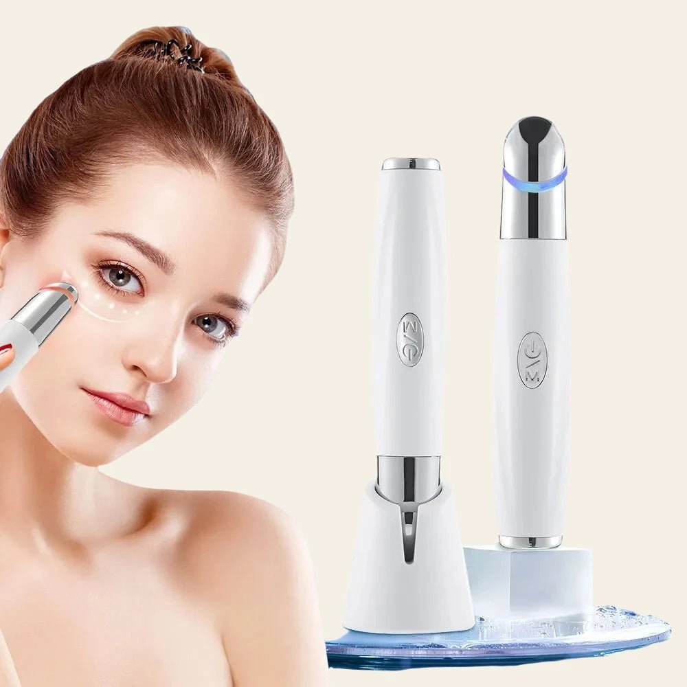 Eye Massager – Heated Vibration Therapy for Dark Circles & Puffiness - Supersell