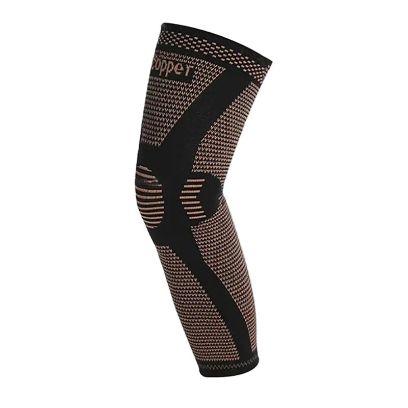 Full Leg Copper Compression Knee Sleeves Support - Supersell