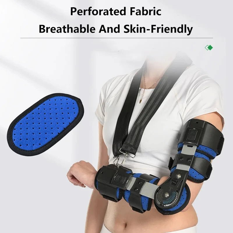 Hinged Elbow Brace with ROM Support for Injury Recovery - Supersell