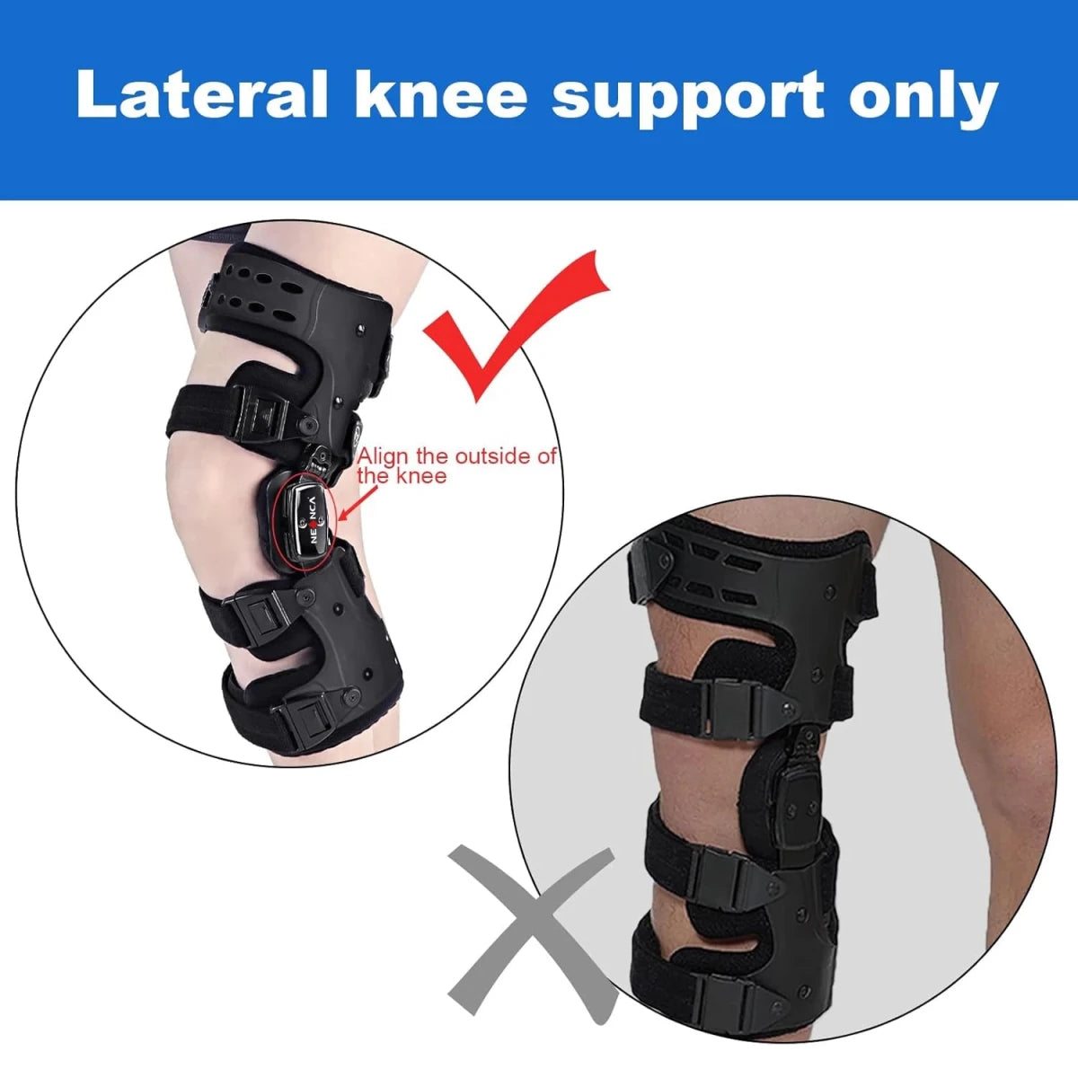 Hinged Unloader Knee Brace - ACL, Meniscus & Patella Support - Supersell