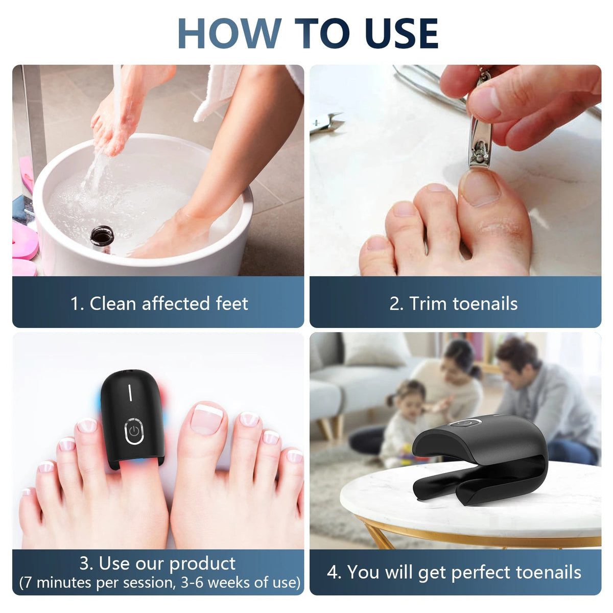 Toenail Machine KTS Nail Fungus Laser Device Toenail Laser Therapy Machine