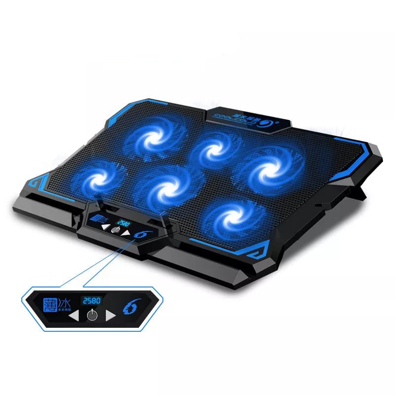 Laptop Cooling Fan with Screen