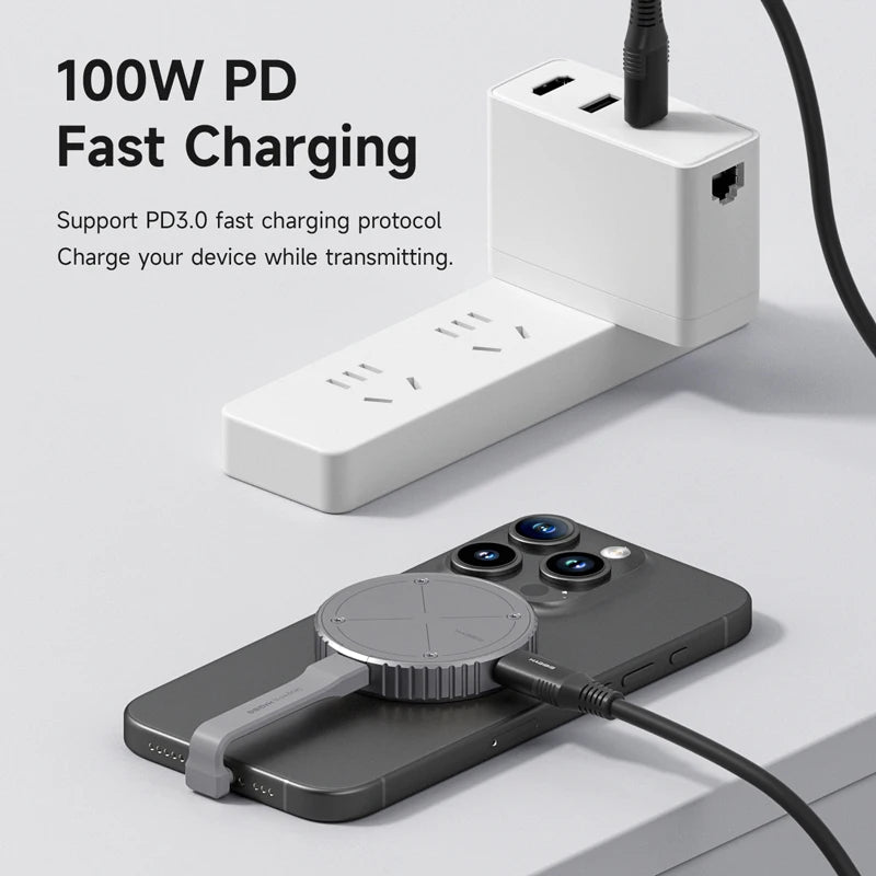 Magnetic M.2 NVMe SSD Enclosure Magsafe SSD Case USB C 3.2 Gen2 to NVMe PCI - E - Supersell