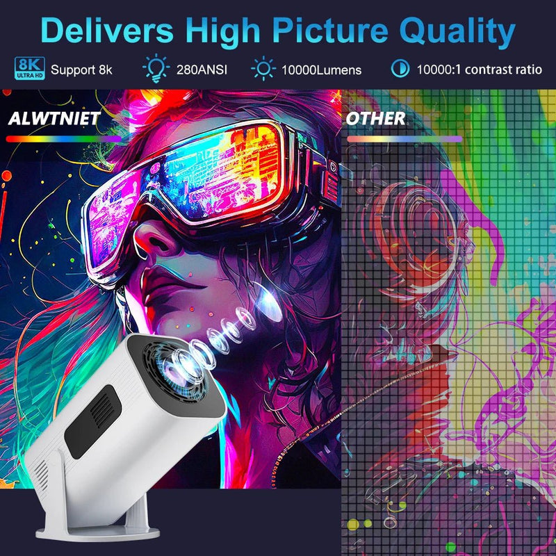 Mini Projector Salange P330W 4K - Supersell