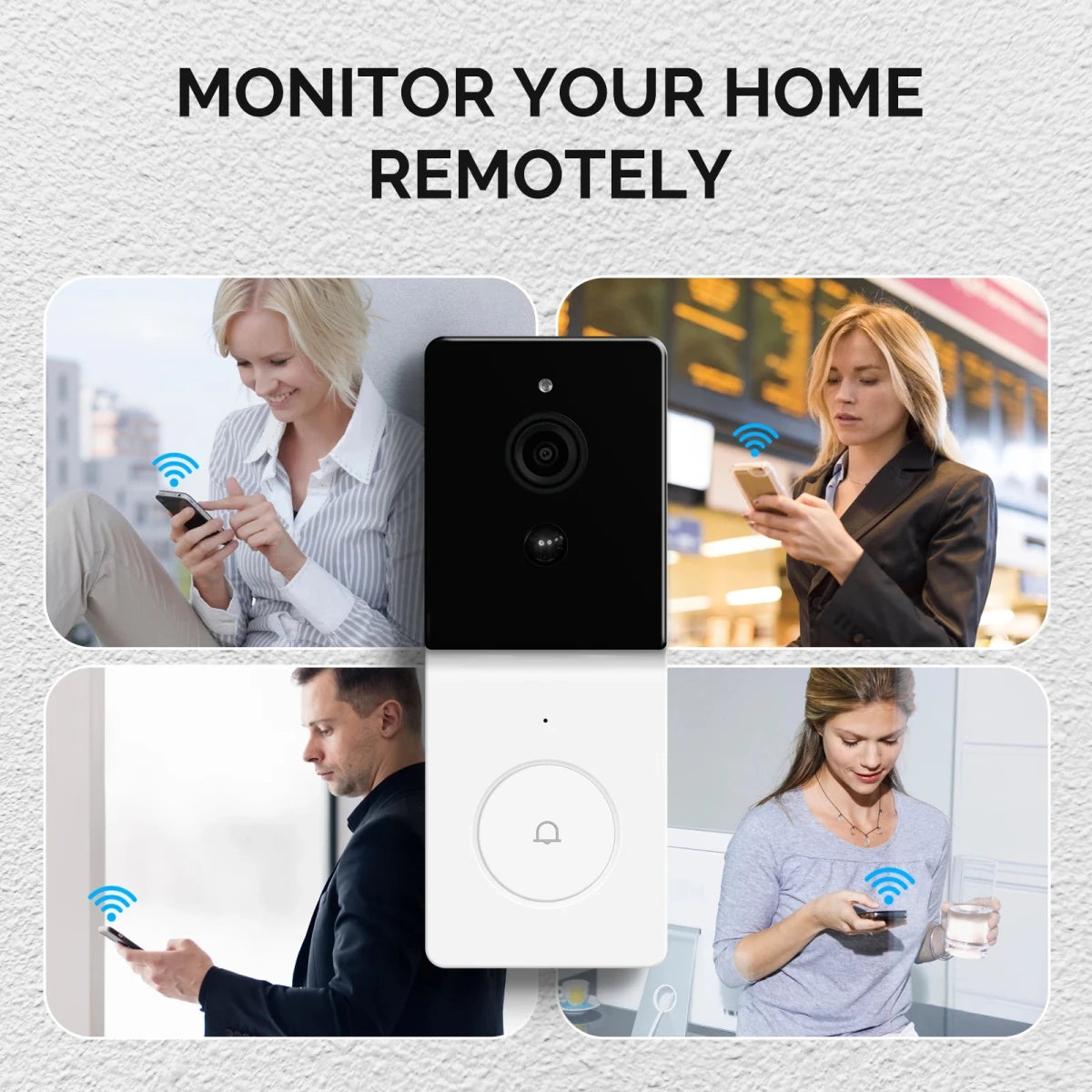 MOES Tuya 1080P Smart WiFi Video Doorbell Camera - Supersell