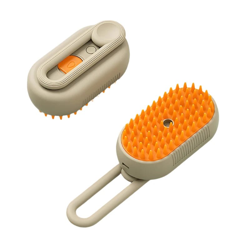 Pet Steam Brush 3 - in - 1 – Steamy Spray, Massage Comb & Hair Removal - Supersell