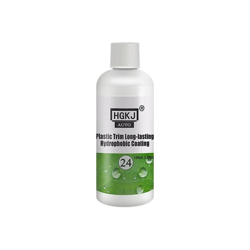 Plastic Restore Revitalizer Renovator Long Lasting Coating Gloss Black Shine - Supersell