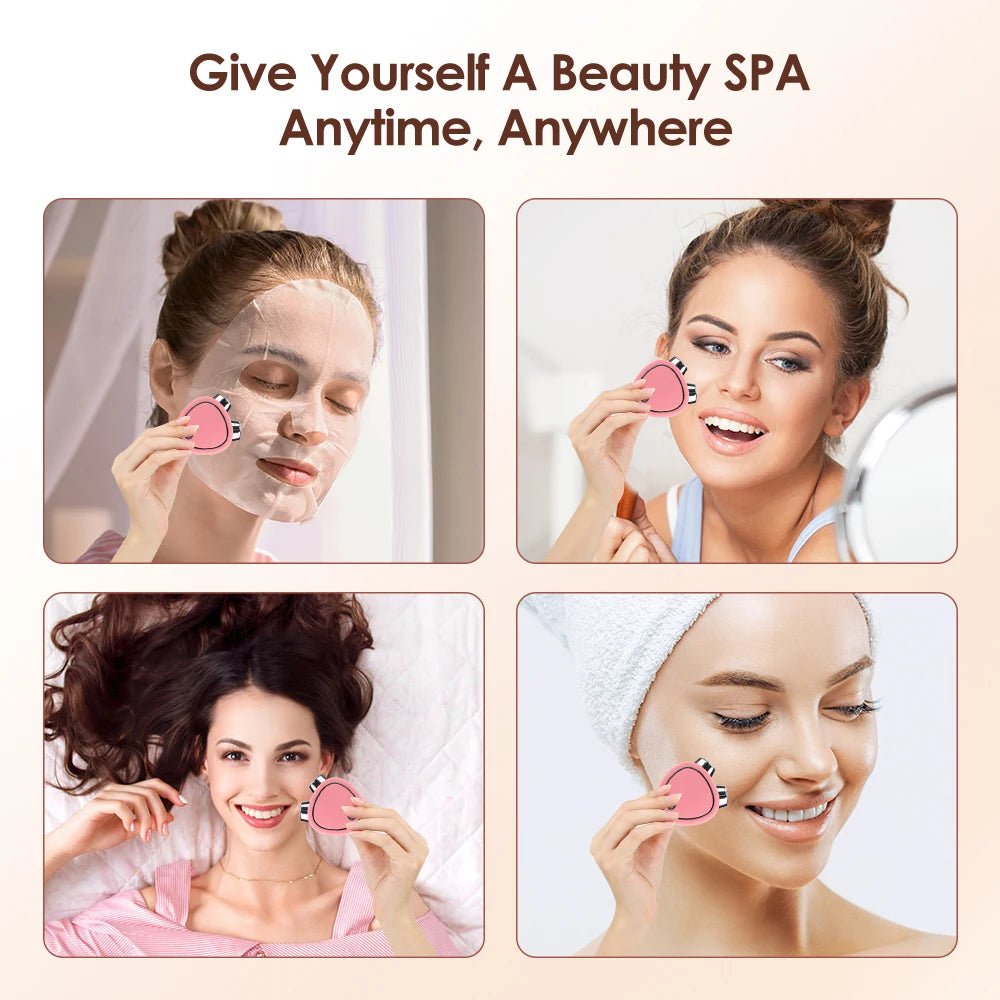Portable Facial Massage Roller – USB Rechargeable Beauty Device - Supersell