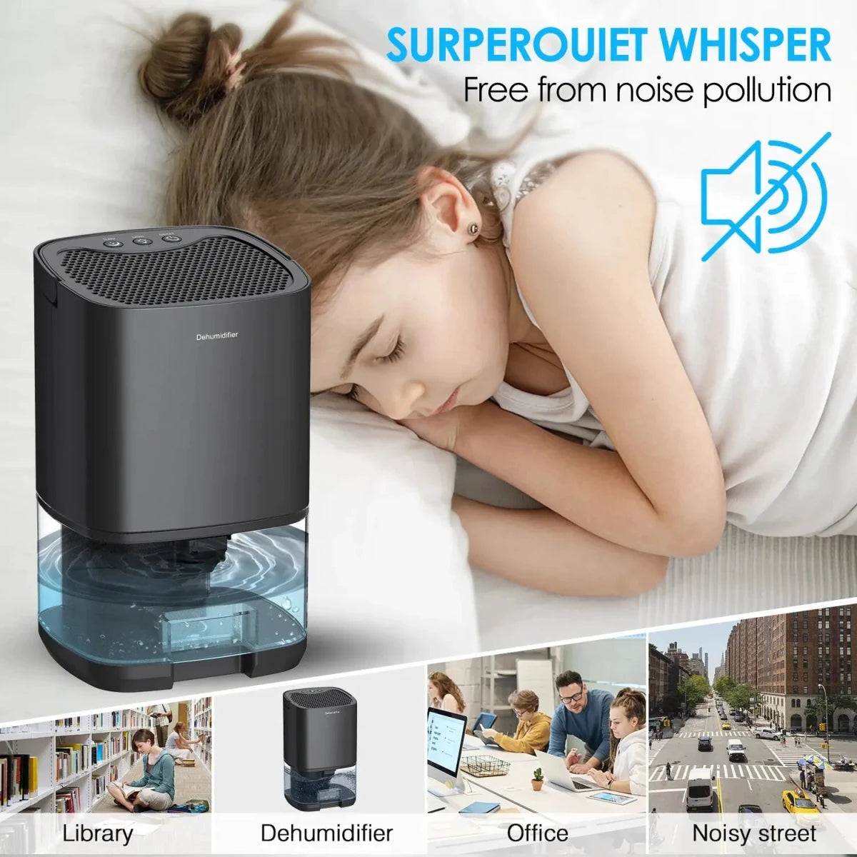 Portable Mini Dehumidifier Moisture Absorption Small Dehumidifier - Supersell
