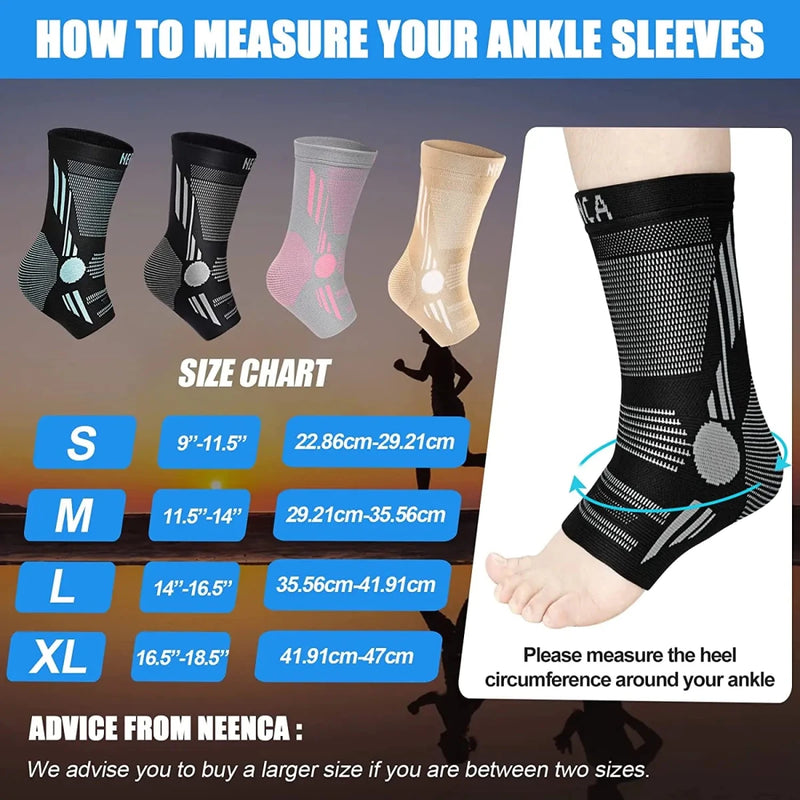Premium Ankle Compression Sleeve for Plantar Fasciitis Relief - Supersell