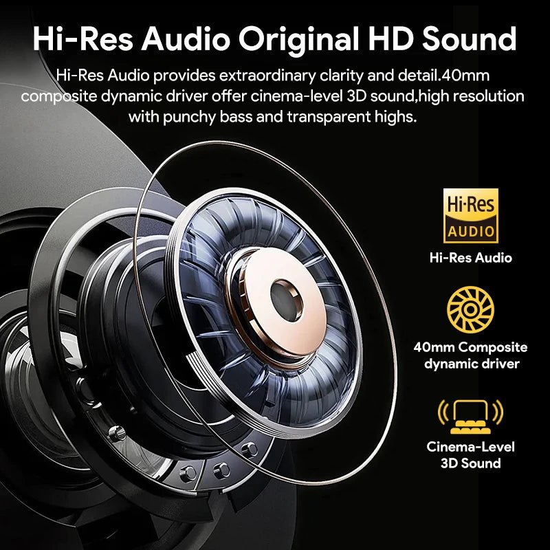 QCY Wireless Over Ear Headphones - Supersell