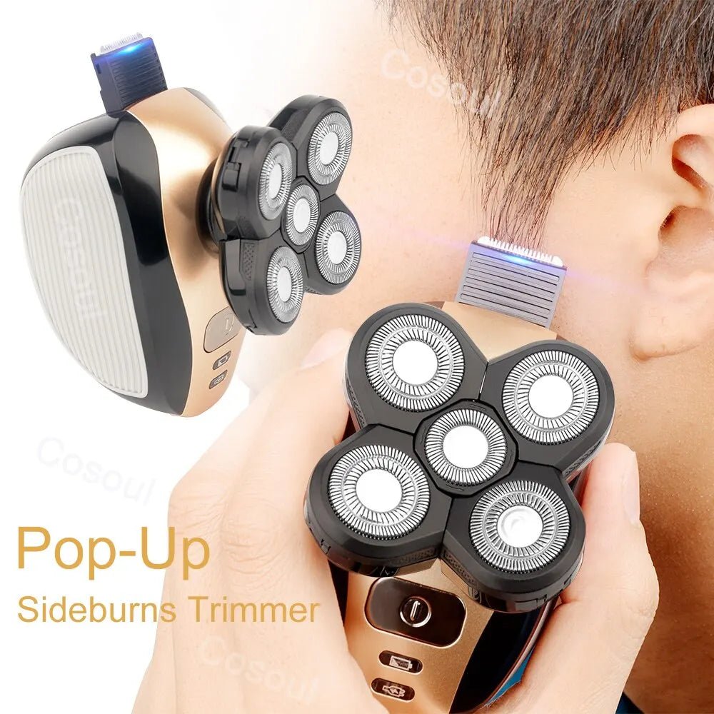 Rechargeable Electric Head Shaver for Men – Body Hair Razor - Supersell