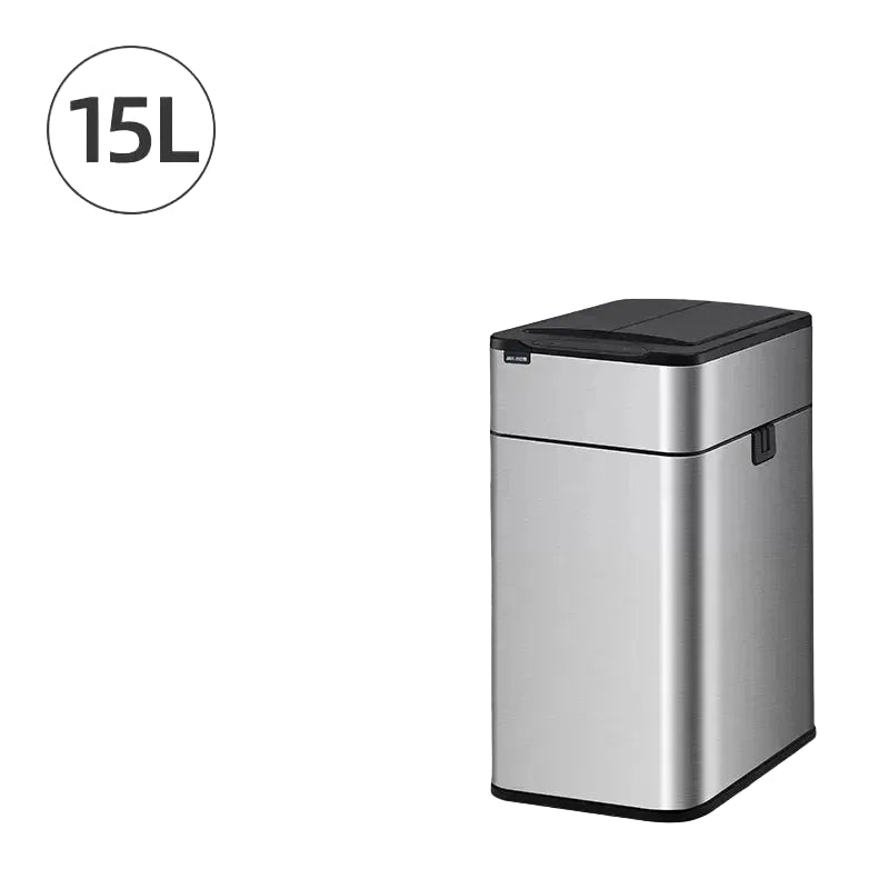 Smart 20L Stainless Steel Trash Can - Automatic Motion Sensor Bin - Supersell