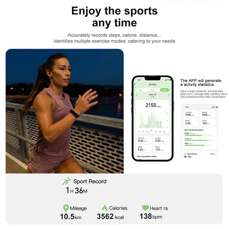 Smart Ring Titanium Steel Shell Health Monitoring - Supersell