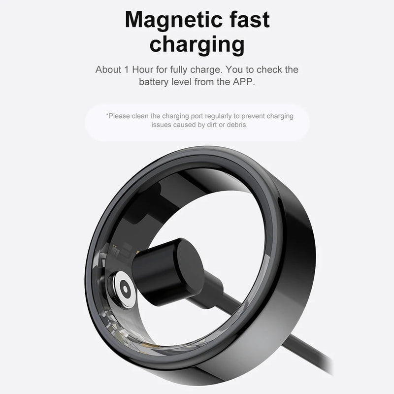 Smart Ring Titanium Steel Shell Health Monitoring - Supersell