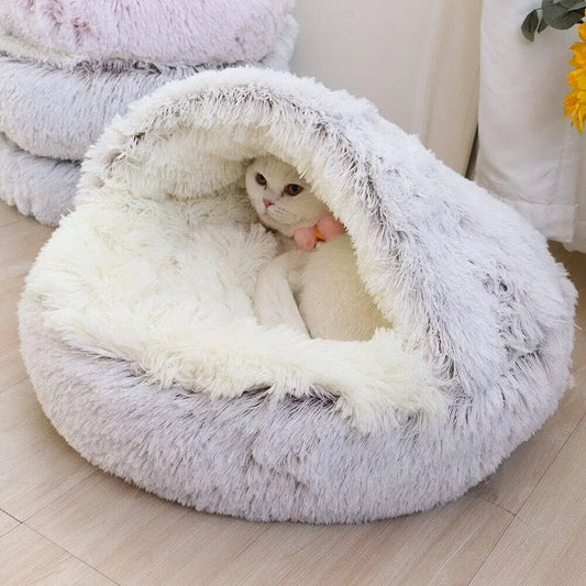 Soft Plush Pet Bed Cover Warm Sleeping Nest - Supersell