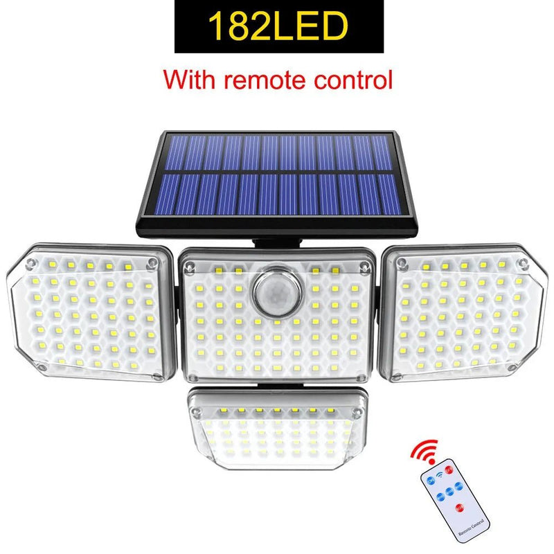 Solar Outdoor Light 182/112 LED Solar Security Flood Lighting - Supersell