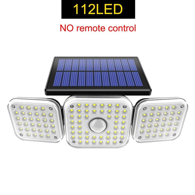 Solar Outdoor Light 182/112 LED Solar Security Flood Lighting - Supersell