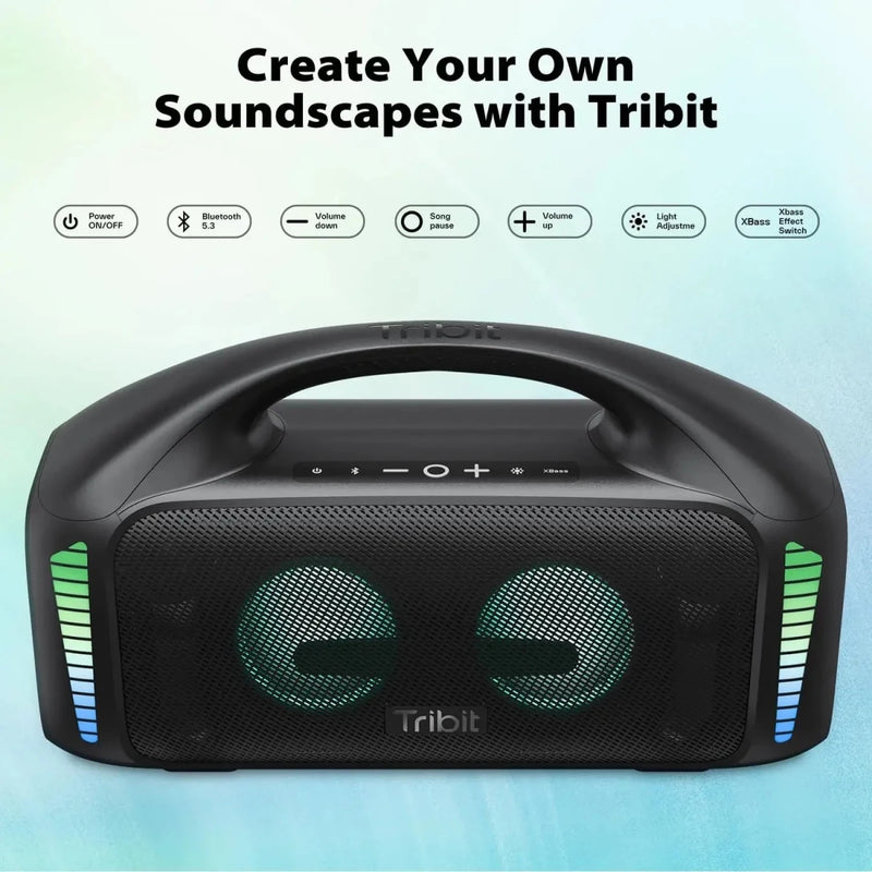 Tribit Portable Bluetooth StormBox Blast Outdoor Wireless Speaker - Supersell